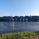 Elbe, container ship