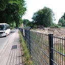 Falkensteiner Ufer, bus, fence