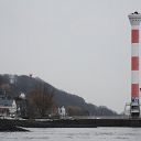 Elbe, house, Strandweg, lighthouse, sea mole