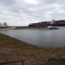 Elbe, plant, container ship